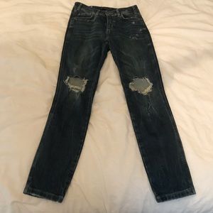 Ripped Zara Jeans(Size 00)